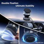 Magnetic Phone Holder for Car with 360° Adjustable Vacuum Spherical Design Phone Mount for Car Home Gym Office Compatible for iPhone 17 Pro Max 16 15 14 13 12 Air Plus and Android