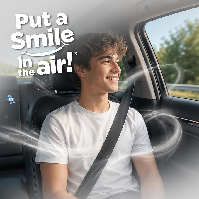 Little Joe 96401 New Car Scent Car Air Freshener Vent Clip, Fights Odors for up to 45 Days, Long-Lasting Freshness, Cute Car Odor Eliminator, Pack of 1