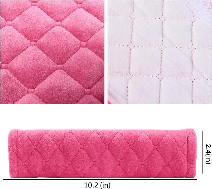 Soft Auto Seat Belt Cover Seatbelt Shoulder Pad Cushions 2 PCS for a More Comfortable Driving Universal Fit for All Cars and Backpack Watermelon Red