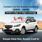 Windshield Sunshade Compatible for Subaru Outback 2015-2017 2018 2019, Sun Visor for Front Windshield & Window Sun Shade Cover, UV Heat Blocker & Protector, Car Accessories