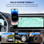 Car Phone Holder Fit for Toyota Camry 2025-2026 Accessories -Cell Phone Mount for Camry 12.3 inch Touchscreen Hands-Free 360° Rotation (NOT FIT 8 inch) Does Not Affect Air Vent