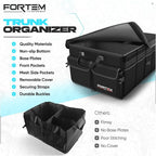 Trunk Organizer For SUV Car Trunk Organizer, Foldable Storage, Car Accessories for Women Men, Collapsible Bag, 600D Oxford, Non Slip Bottom, Straps, Soft Cover (65L)