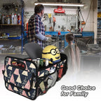 Trunk Organzier and Storage with Reinforced Handles,Car Accessories for Women/Men 50L Waterproof Polyester for Car/SUV/Minivan/Truck(Medium, Triangle)
