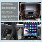 9.7" Car Radio Stereo for Chevy Silverado,for GMC Acadia,for Buick Enclave | Top Trim Adapter Needed,Android 13 GPS Head Unit with 4+64GB,Support Bluetooth, WiFi, DSP, Mirror Link, SWC