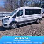 Window Visors for Ford Transit 2014 2015 2016 2017 2018 2019 2020 2021 2022 2023, Out-Channel Window Wind Deflectors Rain Guards -2PCS