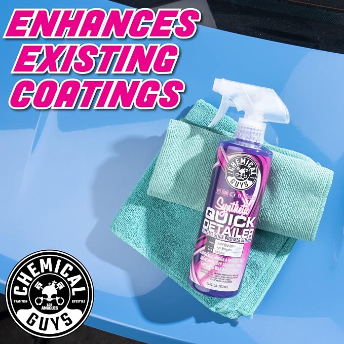 WAC21116 Synthetic Quick Detailer, Safe for Cars, Trucks, SUVs, Motorcycles, RVs & More, 16 fl oz (Pack of 2)