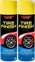 91094-2PK More Shine Tire Finish – Tire Shine Spray Restores Deep Matte Black Finish with Long-Lasting Rain-Resistant Protection, Dry-to-Touch – 12 oz (Pack of 2)