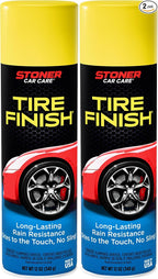 91094-2PK More Shine Tire Finish – Tire Shine Spray Restores Deep Matte Black Finish with Long-Lasting Rain-Resistant Protection, Dry-to-Touch – 12 oz (Pack of 2)