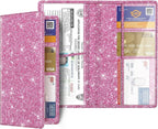 Car Registration and Insurance Card Holder, Vehicle Glove Box Card Organizer Wallet Automobile Accessories for License
