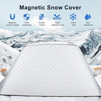 Car Windshield Snow Cover Magnetic Winter Cover for Buick Envista/Chevy Chevrolet Trax 2024 2025, Foldable Anti-Snow Cover with Side Mirror Protector Automotive Exterior Accessories