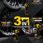 Tire Inflator Cordless for Dewalt MAX 20V Battery [Tool Only], 160PSI Portable Air Inflator with Pressure Gauge, Auto-Shut Off & Fast Inflation, Auto Air Pump for Car, Motorcycle, Bike, Ball