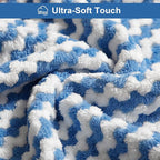 Microfiber Cleaning Cloths – 18 Pack, 10" x 10", Blue – Reusable, Lint-Free, Super Absorbent Towels for Kitchen, Car, and Household Cleaning