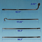 Spare Tire Tool Kit with Spare Tire Jack Handle and Wheel Lug Wrench Compatible with 2004 to 2018 Ford F150