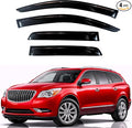 KPY Rain Guards Fit for 2008-2017 Buick Enclave, Out-Channel Window Visors Vent Wind Deflectors 4PC, Car Accessories for 08-17 Enclave