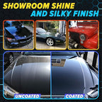 Scratch & Swirl Remover with Ceramic Silk – Car Scratch Remover for Vehicles Paint Repair with Ceramic Coating Spray – Polishing & Washing Kits with Applicator Pad & Microfiber Towel