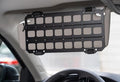 Car Sun Visor Organizer Vehicle Rigid MOLLE Panel Tactical Gear Rack EDC Pouch Tool Holster Bag Holder Visor Cover Truck Equipment Mount Plate Modular Storage Shelf Auto Accessories