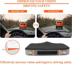 Premium Car Seat Cushion, Memory Foam Driver Seat Cushion to Improve Driving View- Coccyx & Lower Back Pain Relief - Seat Cushion for Car, Truck, Office Chair (4D Mesh Classic Black)
