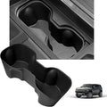 Cup Holder Insert for GMC Hummer EV 2026 2025 2024 2023 2022 Accessories Center Console Silicone Cup Holder Drink Bottle Holder Organizer Non-Slip Interior Decoration for Hummer EV SUV Black