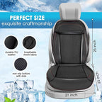 3 in 1 Massage Cushion with Winter, Cooling Seat Covers, Chair Massager for Full Body 12V Car Seat Covers (Summer&Winter)