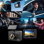 DRV-A310W GPS Dash Cam, Full HD Dashboard Camera, WDR/HDR Car Camera with Bluetooth & Wi-Fi Connectivity, G-Sensor, Collision Detection, Optional Rear Camera Support