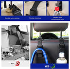 2 PCS Car Seat Headrest Hook, Strong Auto Seat Back Storage Hook Headrest Hanging Organizer, Vehicle Seats Hanger Holder Universal for Purses Handbags Groceries Bags