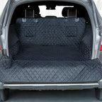 SUV Cargo Liner for Dogs, Waterproof Pet Cargo Cover Dog Seat Mat for SUVs Sedans Vans with Bumper Flap Protector, Scrachproof Non-Slip Large Size Dog Seat Mat Universal Fit