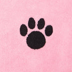 Pet Grooming Microfiber Towel, Embroidered Collection, X-Large,41x23.5", Pink