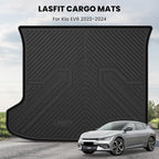 Cargo Mat for Kia EV6 2024 2023 2022, All Weather TPE Custom Fit Easy Clean Car Trunk Mat for Kia EV6 2022-2024 Cargo Liner, Black