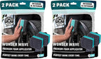 Wonder Wave Durafoam Tire Shine Applicator Pads - Foam Pads for Applying Tire Dressings, Protectants, Wax, Polish and Car Detailer Products for Trucks and SUVs -, 2 Count (Pack of 4)