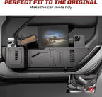 Metal Front Door Pocket Storage Box with Cup Holder Compatible with Jeep Wrangler JL JLU 4XE(2018-2026) & Gladiator JT(2020-2026), Car Side Insert Organizer Box Interior Accessories - 2PCS