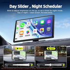 LAMTTO 11" Wireless CarPlay Screen with in-Cell Display - Dual-Band WiFi, OTA Updates & Mirror Link for iPhone & Android, A Thoughtful Gift for Family & New Drivers