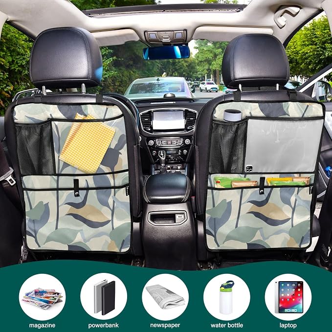 Kick Mats Backseat Protector with Anti Kick Design Offering Safety and Space for Backseat Essentials
