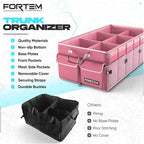 Trunk Organizer For SUV Car Trunk Organizer, Foldable Storage, Car Accessories for Women Men, Collapsible Bag, 600D Oxford, Non Slip Bottom, Straps, Soft Cover (85L)