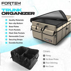Trunk Organizer For SUV Car Trunk Organizer, Foldable Storage, Car Accessories for Women Men, Collapsible Bag, 600D Oxford, Non Slip Bottom, Straps, Soft Cover (50L)