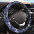 Lace Steering Wheel Cover Car Elastic Steering Wheel Protector | Bohemian Anti-Slip Breathable Car Accessories Interior for Women Men Universal 15 Inch Fit Auto SUVs Vans Truck