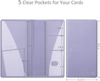 Car Registration and Insurance Card Holder, Vehicle Glove Box Card Organizer Wallet Automobile Accessories for License