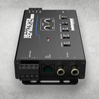 The EPICENTER Micro Bass Restoration Processor & Line Output Converter, Compact Car Audio Bass Booster Enhancer, Line Level & Speaker Level Inputs, Includes Dash Mount Remote Control Knob
