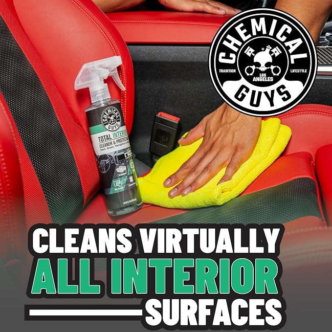 Total Interior Cleaner and Protectant, New Car Smell (Safe for Cars, Trucks, SUVs, Jeeps, RVs & More) 128 fl oz - SPI234