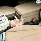 Car Seat Gap Filler with Hook, Seat Gap Filler Organizer Universal Fit Crevice Blocker Plug to Fill Gap Between Seat and Console Stop Things from Dropping 2 Pack