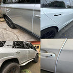 33FT(10M) Universal Car Door Edge Protector Guards, No-Glue Required Rubber Seal U Shape Automotive Door Entry Guard, Suitable for Most Cars, SUVs and Trucks (White)