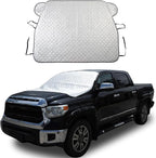 Windshield Snow Cover Fit for Toyota Tundra 2007-2021, Front Windshield Cover for Ice and Snow, Auto Extra Thick Windshield Ice Cover Protects Windshield from Rain, Sun, Frost