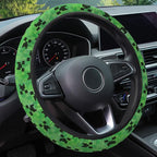 Pixel Zombie Steering Wheel Cover, Non Slip Polyester Car Wheel Protector for Car SUV Truck, Universal 15 Inch