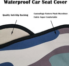 Car Seat Cover Protector Front Seats,for Gym Workout,Running,Swimming,Beach and Hiking,Waterproof Sweat Towel Bucket Seat Covers for Cars SUV Trucks (Camouflage, 1Pcs)