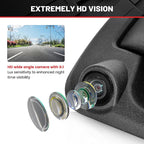 Tailgate Handle W/Reverse Backup Camera Replacement for 2004-2014 Ford F150, 2008-2016 F-250/F-350/F450/F550 Pickup Rear View Parking Camera RCA Connector Wide Angle Optional Guideline