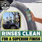 Sudpreme Wash & Wax 128 oz High Suds Foaming Car Wash Soap with Carnauba Wax Shine, Deep Gloss Finish & Surface Protection Safe for Paint, Chrome & Plastic