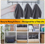 Microfiber Cleaning Cloths for Cars 16 x 16 Inch Ultra Absorbent Car Towels Drying Reusable Cleaning Supplies House Kitchen Window Microfiber Towel (Gray,60 Pcs)