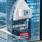 Double-Sided Magnetic Window Cleaner, Blue | Adjustable Magnetic Equipment, Fits 3-30mm Glass Thickness, 2.5m Safety Rope, High-Rise & Auto Glass, Safe Anti-Pinch Wiper