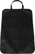 Car Seat Kick Mat and Organizer Back Seat Protector with Storage Pockets Anti-kick Sturdy Pad for Multi-functional Car Organizer for Travel and Daily Use