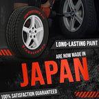 Color Tire Paint Pen - Waterproof Permanent Paint pens for Car Wheels Lettering | Car Wash Safe and Durable | Made in Japan