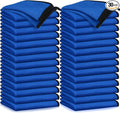 40 Pcs Blue Microfiber Towels: 16"x16" Microfiber Drying Towels Bulk Micro Fiber Car Cleaning Cloth for Cars Drying Washing Polishing Cleaning Household Supplies